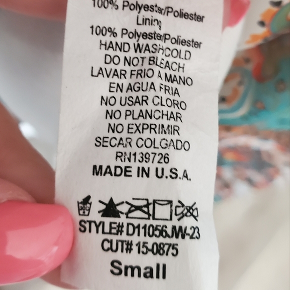 Altar'd State Turquoise Paisley Faux Wrap Long Dress - Picture 5 of 6